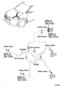 872090E340-HOSE SUB-ASSY, WATER