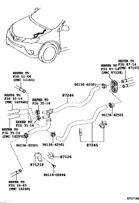 872090R100-HOSE, HEATER WATER, INLET