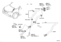 872090R120-HOSE, HEATER WATER, INLET