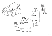 8724506E30-HOSE, HEATER WATER, INLET