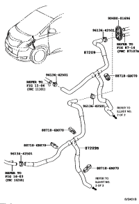 8720958180-HOSE SUB-ASSY, WATER