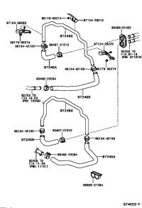 872452J180-HOSE, HEATER WATER, INLET