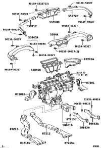 5584033030-DUCT ASSY, HEATER TO REGISTER, NO.6