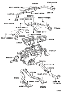 872120E030-Duct, air, rear no.3
