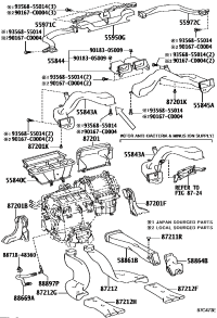 5584006110-DUCT ASSY, HEATER TO REGISTER, NO.6