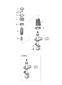 0K2KB28700-DAMPER ASSY-R