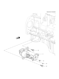24106343-STARTER 12V/2.2KW/10T-C(W204)