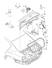 L3CD827550-GAS SPRING VW TIGUAN