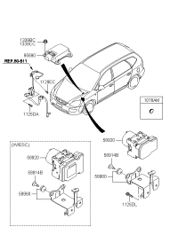 956903J100-SENSOR ASSY-YAW RATE&G