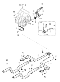 0K2FB61211-HOSE-HEATER NO1
