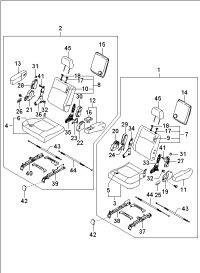 0K2FA8822544-KNOB-RECLINER RH