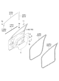 0K2C058810A-WTHSTP ASSY-BELT OUT.,RH