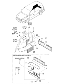 1K2FA6886Z-COVER-LAMP SERVICE,RH