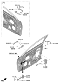 81310Q8000-LATCH ASSY-FR DR LH