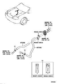 8724502D00-HOSE, HEATER WATER, INLET