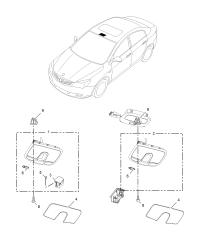 10091701ESA-Lamp assy, map, front