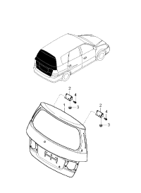 0K2JA62020A-TAIL GATE ASSY