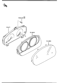 GR1A55471A-CLUSTER ASSY-INSTRUMENT