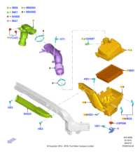 F2GZ9B659D-AIR INTAKE HOSE