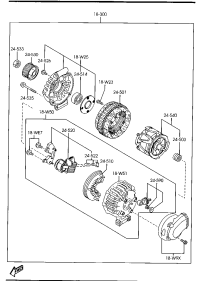 L3P918300A-ALTERNATOR 14V/150A-S(W220)199