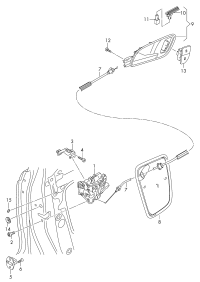 L8KD837015-AUDI TT MK2 WINDOW MECHANISM
