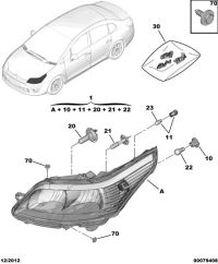 9689038680-Headlamp assy