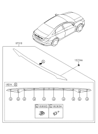 873104Q000-GARNISH ASSY-TAIL GATE