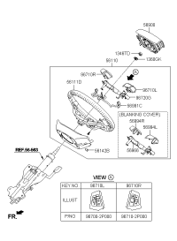 561002P230AMN-WHEEL ASSY-STEERING