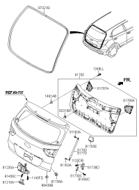 81210C9000-STRIKER ASSY-TAIL GA
