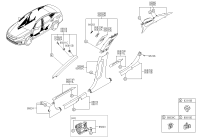 85840D6600BGA-TRIM ASSY
