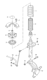 RUBBER BUFFER-SUSPENSION