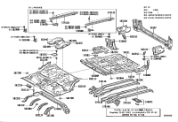 5760560250-MEMBER SUB-ASSY, REAR FLOOR CROSS