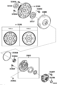 3211152120-GEAR SUB-ASSY, DRIVE PLATE & RING