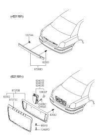 8737239530-MOULDING ASSY-DRIP RAIL LH