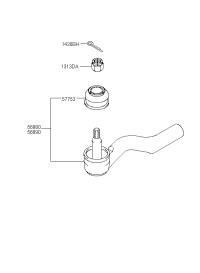1313410001-NUT-SLOTTED