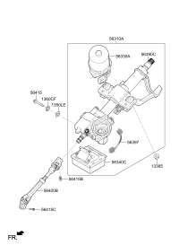 56310H2000-COLUMN ASSY-STEERING