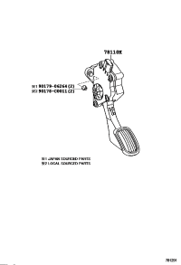 7811060190-SENSOR ASSY, ACCELERATOR PEDAL