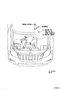 8204660170-WIRE SUB-ASSY, BODY GROUND, NO.1