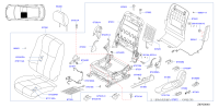 873702GF1A-TRIM ASSY - FRONT SEAT CUSHION