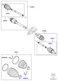 LR047292-Shaft-front axle