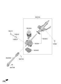 56310J4700-COLUMN ASSY-STEERING