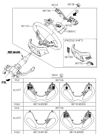 96770A7100-SWITCH ASSY-PADDLE SHIFT,RH