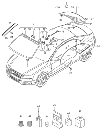 8T0845501CNVB-Glass, rear window