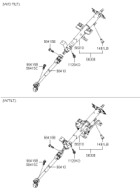 563101E100-COLUMN ASSY-UPPER