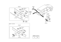 925014D510-LAMP ASSY, LICENSE PLATE