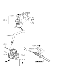 57150A1000-RESERVOIR ASSY-POWER STEERING