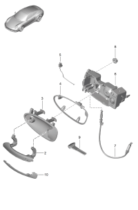 99153761402-Handle, outer primed