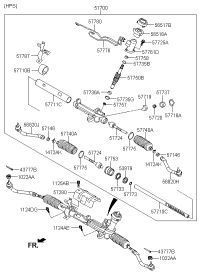 577004Q000-GEAR & LINKAGE ASSY-P/S