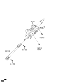 COLUMN ASSY-UPPER