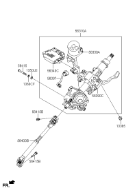 56310F0101-COLUMN ASSY-STEERING